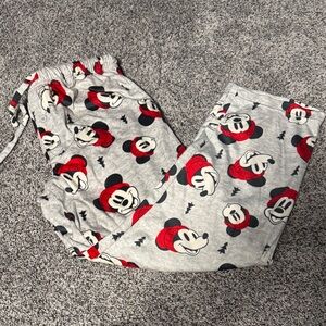 Mickey Mouse Gray Pajama Pants